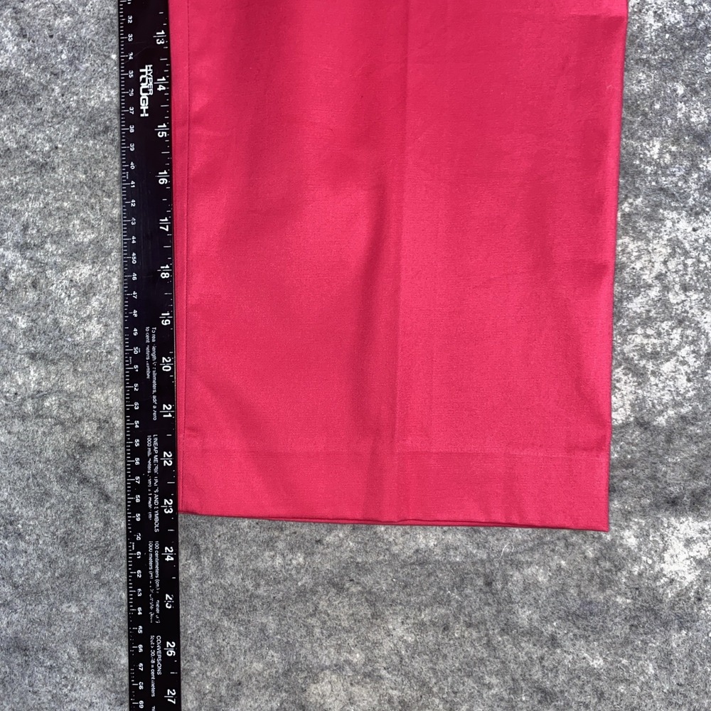 Talbots Capri Pants Women's‎ 8 Hot Pink Chelsea Regular Fit Cropped Business - Picture 5 of 11